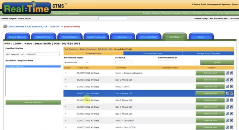 RealTime CTMS RealTime CTMS