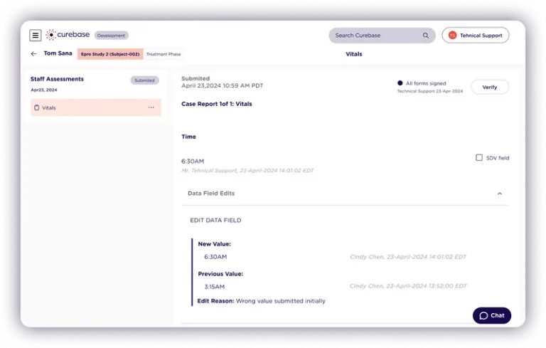 Curebase EDC 1 Curebase EDC 1