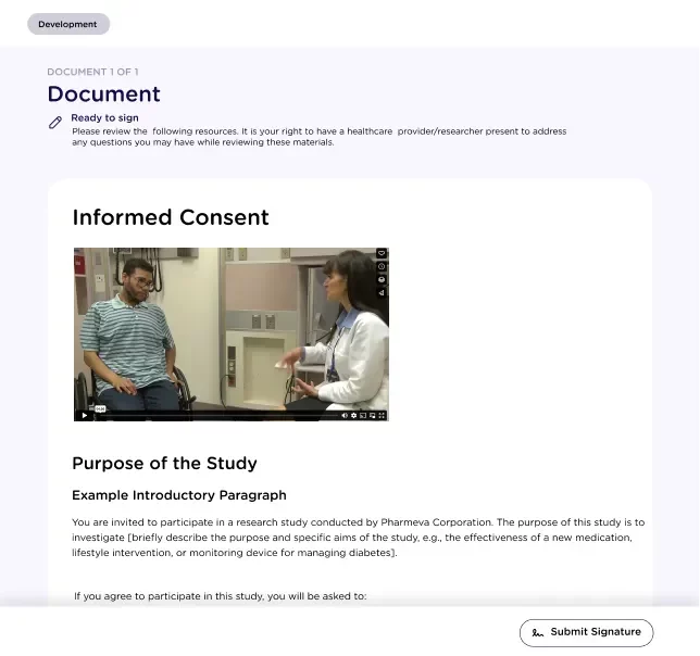 Curebase eConsent 4 Curebase eConsent 4