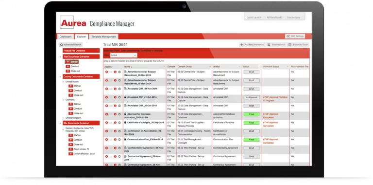 Aurea eTMF Aurea eTMF