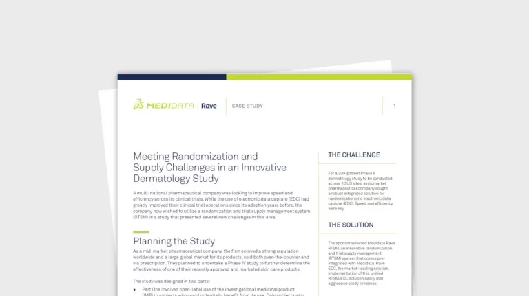 Medidata Rave RTSM 1