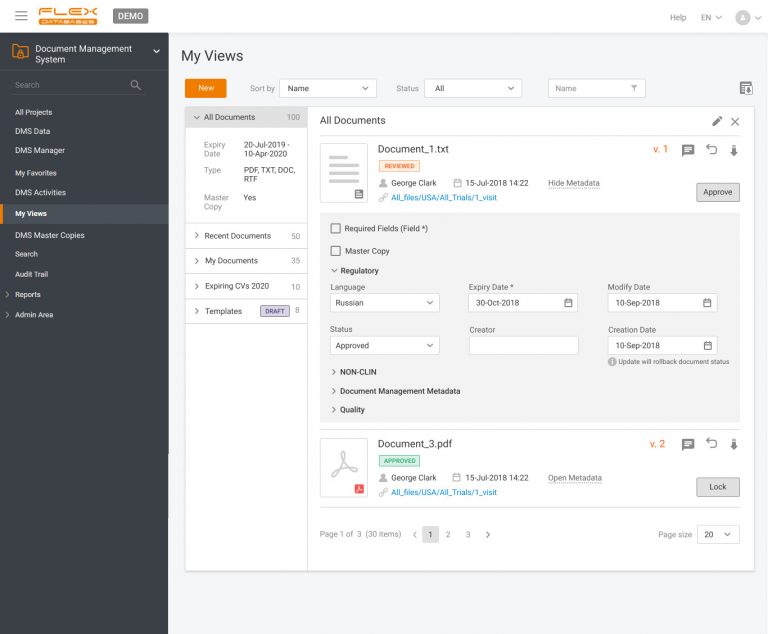 Flex Databases EDC 1 Flex Databases EDC 1