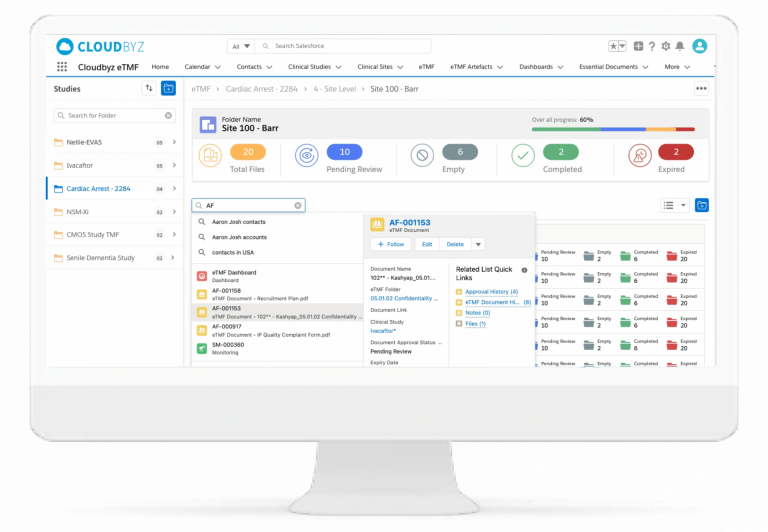 Cloudbyz eTMF 2 Cloudbyz eTMF 2
