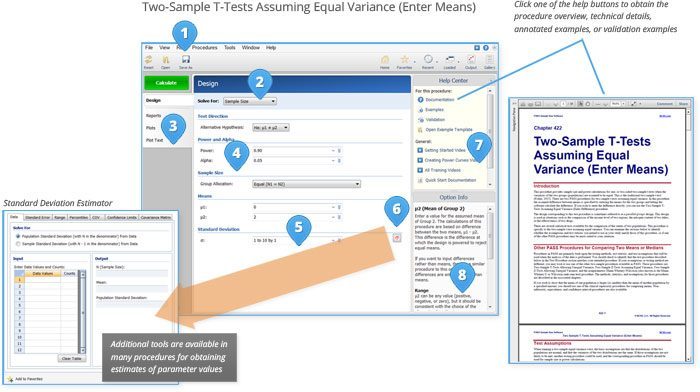 NCSS Pass Clinical Trial Design 2