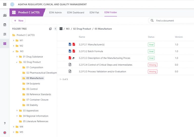 Agatha Regulatory Software 2 Agatha Regulatory Software 2