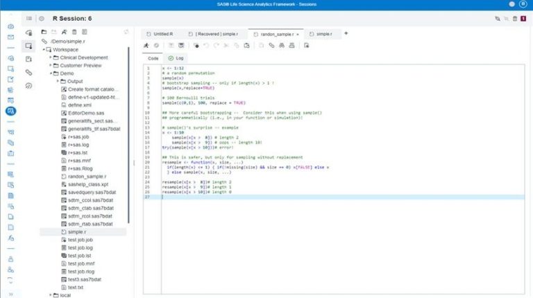SAS clinical Trials screenshot 768x430