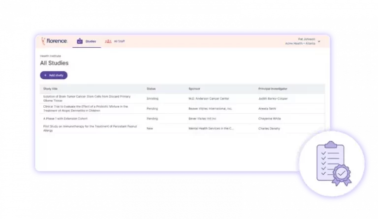 Florence eConsent 4 Florence eConsent 4