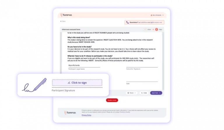 Florence eConsent 3 Florence eConsent 3