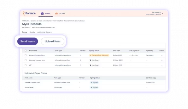 Florence eConsent 5 Florence eConsent 5