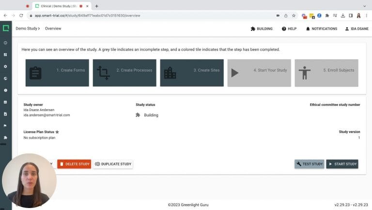 Greenlight Guru Clinical eCRF Greenlight Guru Clinical eCRF